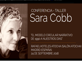Sara Cobb estuvo en Madrid
