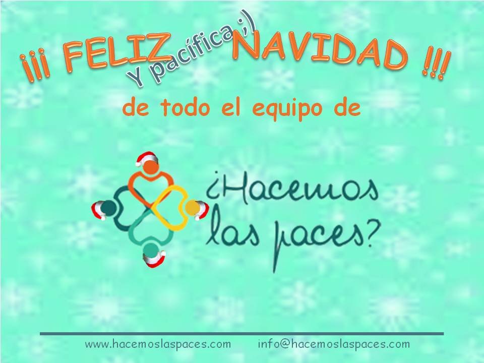 Feliz Navidad 2017 de ¿Hacemos las paces?